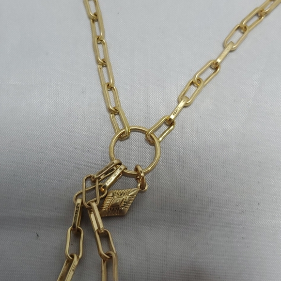 Rebecca Minkoff Navajo gold Y-Neck Necklace - Picture 6 of 6